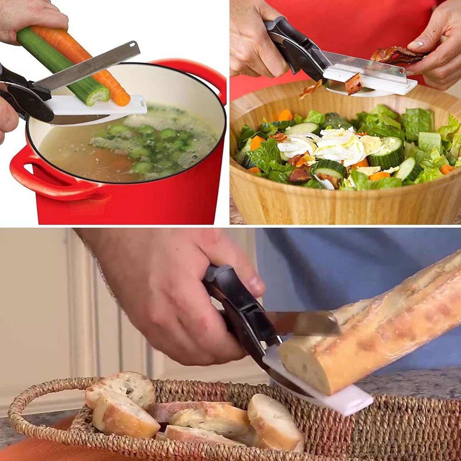 2-in-1 Kitchen Scissors & Knife