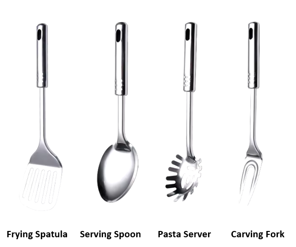 Stainless Steel Kitchen Utensil Set