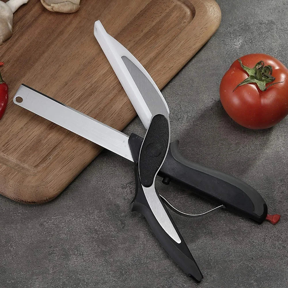 2-in-1 Kitchen Scissors & Knife