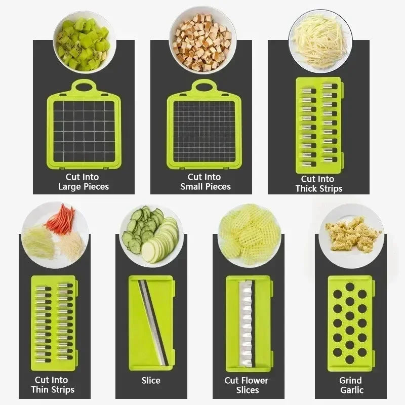 Multifunctional Vegetable Chopper/Slicer/Dicer