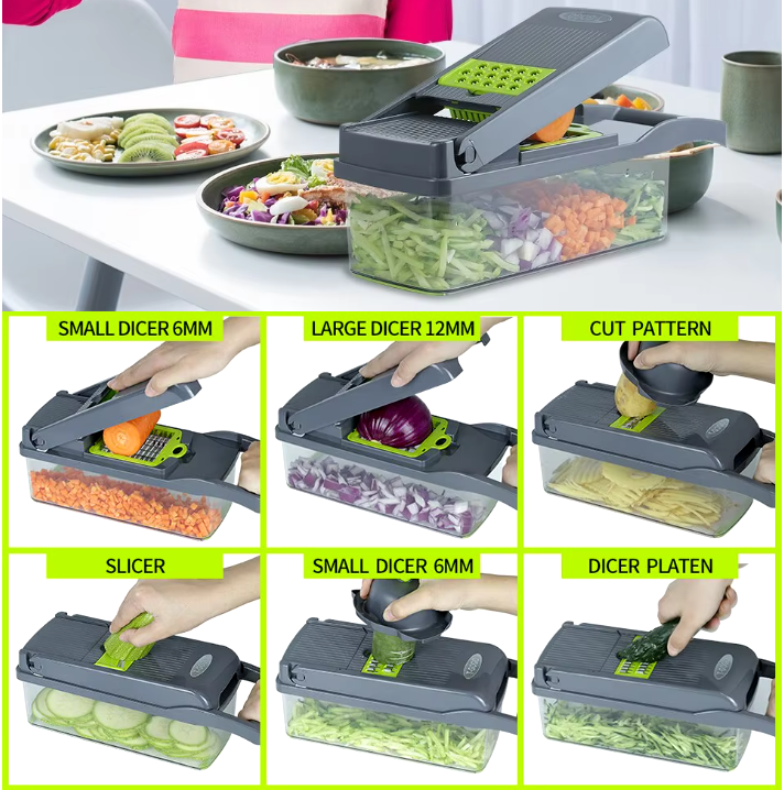 Multifunctional Vegetable Chopper/Slicer/Dicer