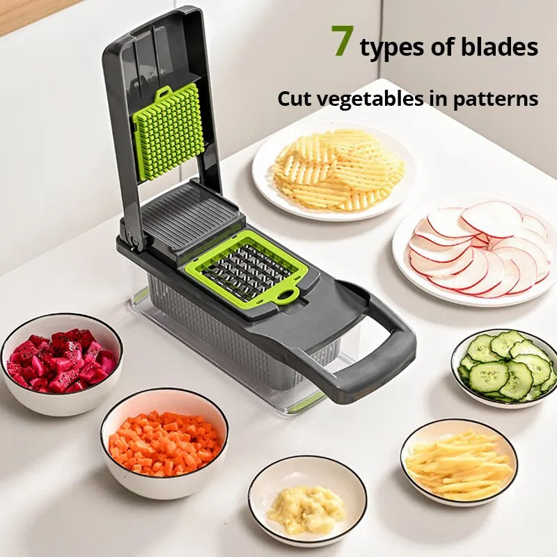 Multifunctional Vegetable Chopper/Slicer/Dicer